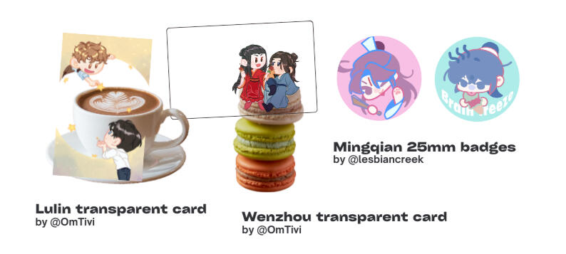 Above freebies are redeemable after the completion of our stamp rally! Each attendee may pick 2 out of the 3 freebies here.